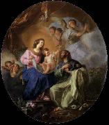Luis Paret y alcazar Virgin and Child with St James the Great oil painting reproduction
